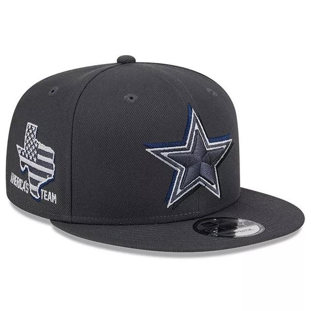 Mens New Era Graphite Dallas Cowboys 2024 NFL Draft 9FIFTY Snapback Hat Product Image