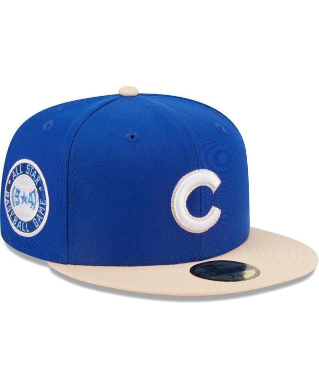 Mens New Era Royal Chicago Cubs 59FIFTY Fitted Hat Product Image