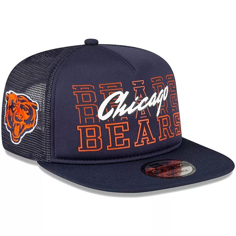 Mens New Era Navy Chicago Bears Instant Replay 9FIFTY Snapback Hat Product Image