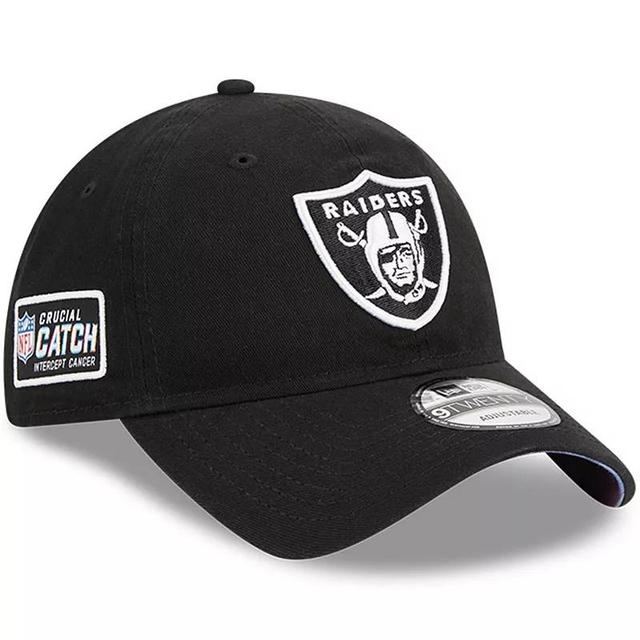 Mens New Era Las Vegas Raiders 2023 NFL Crucial Catch 9TWENTY Adjustable Hat Product Image