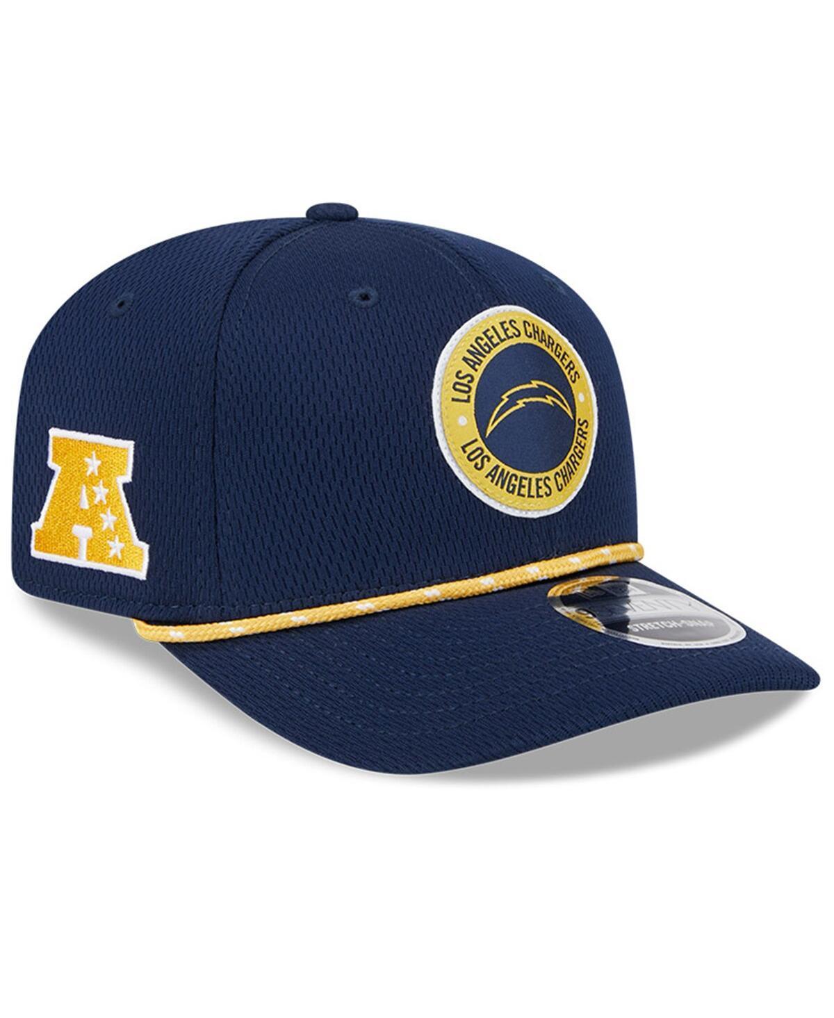 New Era Mens Navy Los Angeles Chargers 2024 Sideline 9SEVENTY Stretch-Snap Hat Product Image