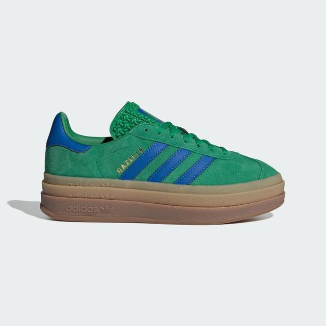 ADIDAS ORIGINALS Adidas Gazelle Bold Platform Sneaker In Mineral Green/putty Grey Product Image