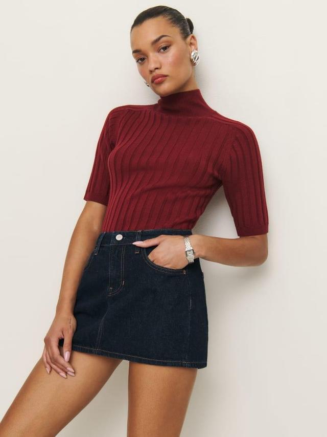 Hazel Denim Mini Skirt Product Image