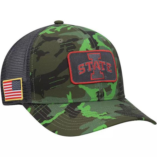 Mens Nike Camo/Black Iowa State Cyclones Classic99 Veterans Day Trucker Snapback Hat Product Image