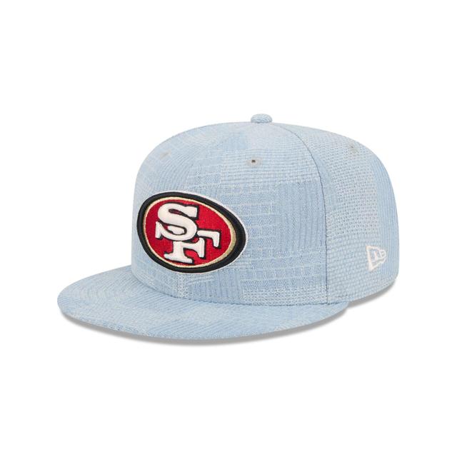 San Francisco 49ers Denim Patchwork 9FIFTY Snapback Hat Male Product Image