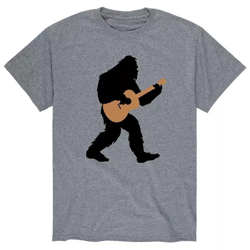 Mens Sasquatch Playing Guitar Tee Product Image