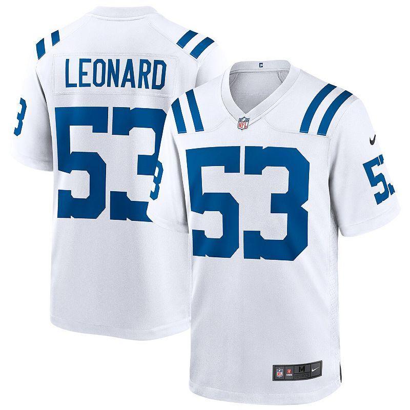 Mens Nike Shaquille Leonard Indianapolis Colts Game Player Jersey Product Image