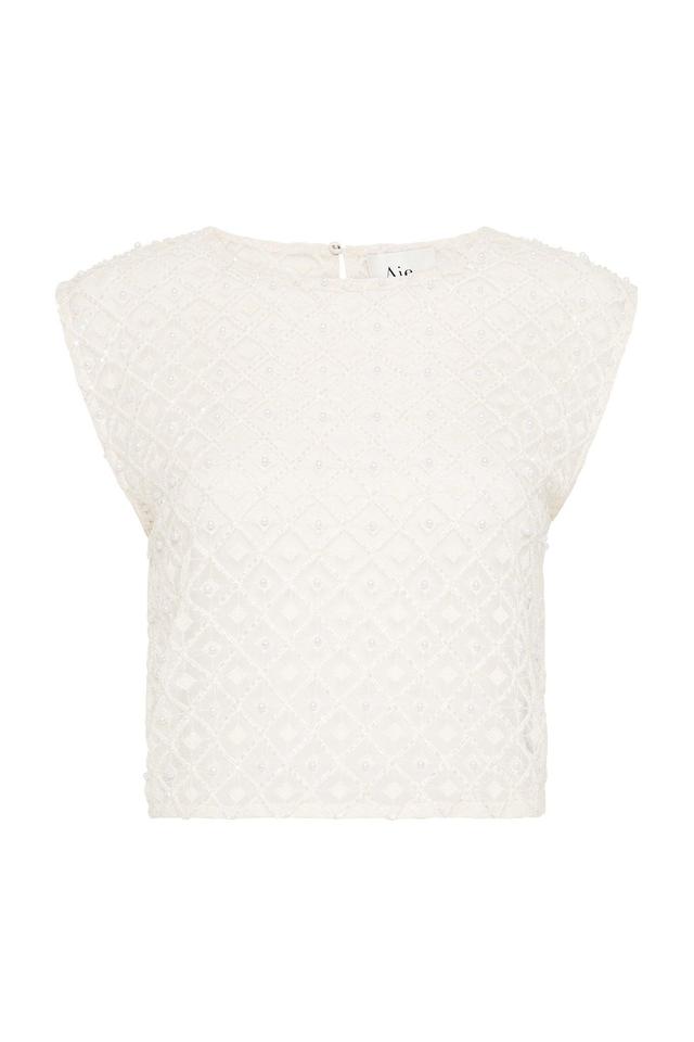 Freya Diamond Pearl Shell Top Product Image