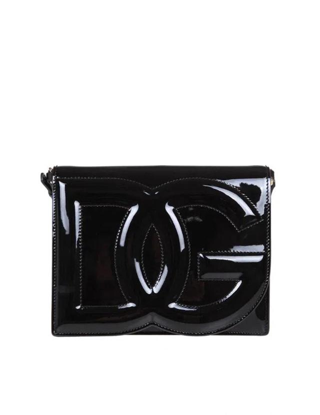 Black 'dg' Logo Crossbody Bag In 80999 Nero Product Image