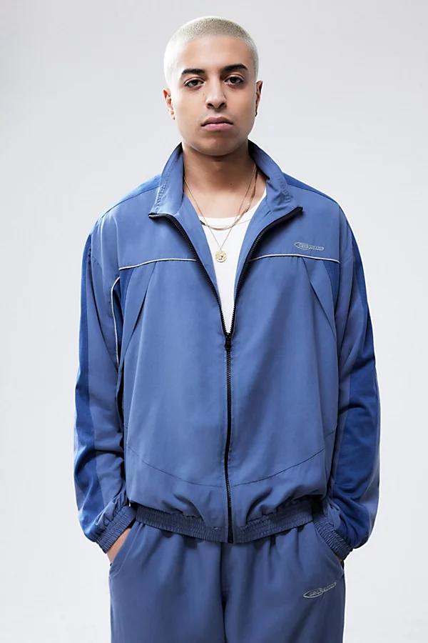 iets frans. Blue Mesh Panel Track Jacket Mens at Urban Outfitters Product Image