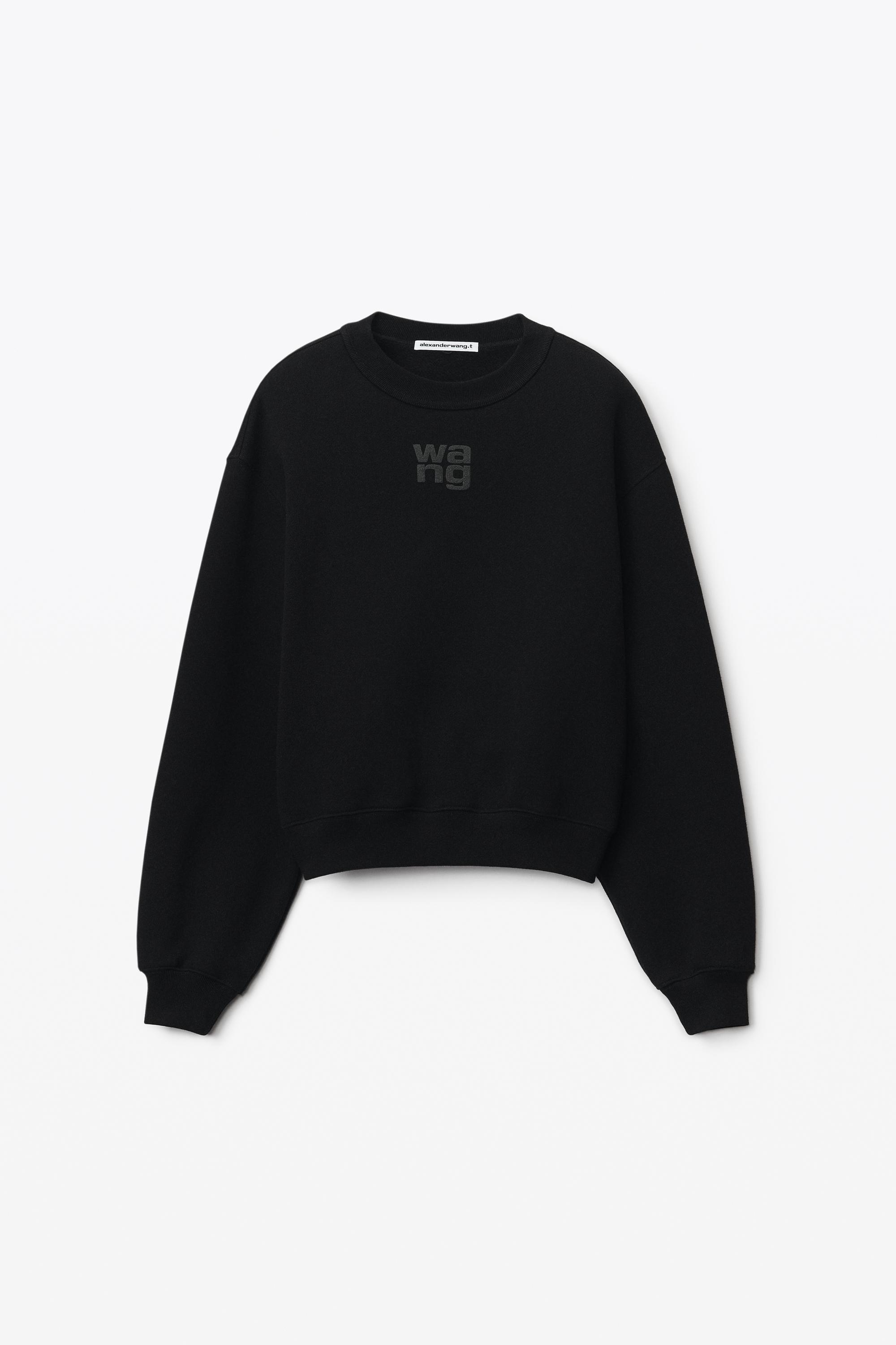 Puff Logo Sweatshirt In Structured Terry Product Image