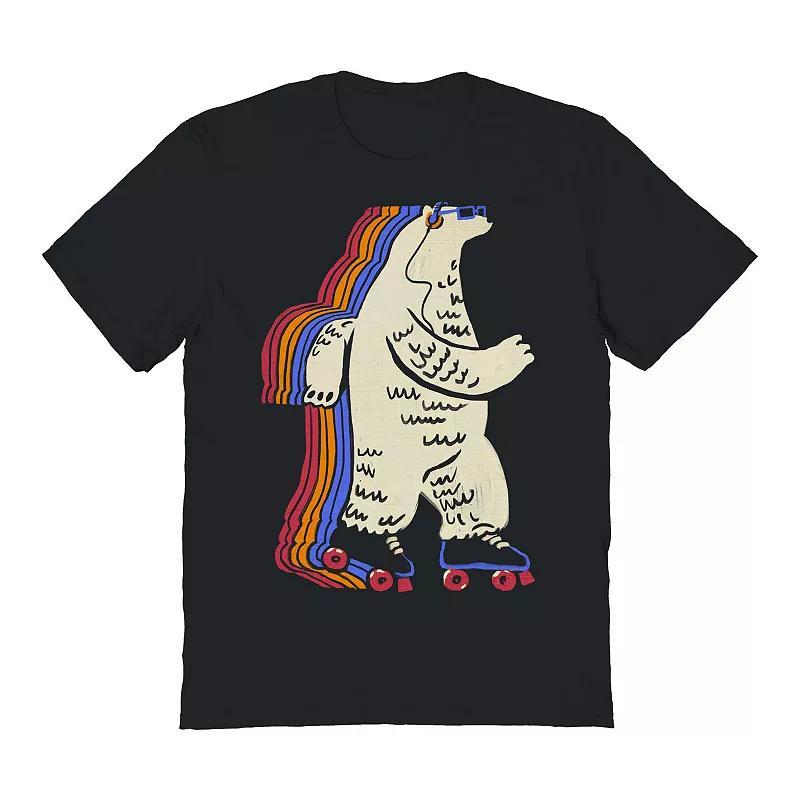 Mens COLAB89 by Threadless Roller Bear Graphic Tee Product Image