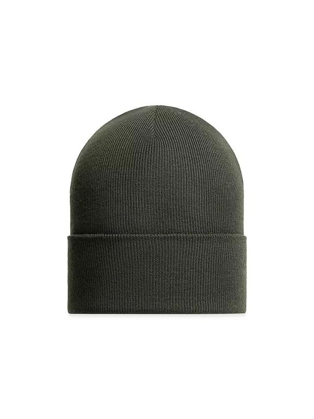 Logo Patch Pure Wool Beanie Product Image