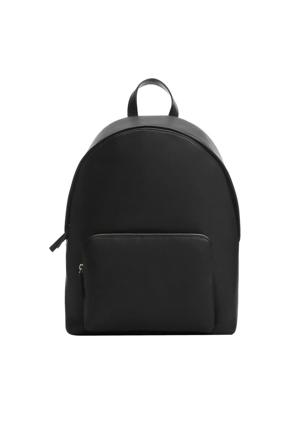 MANGO MAN - Leather-effect backpack - One size - Men Product Image