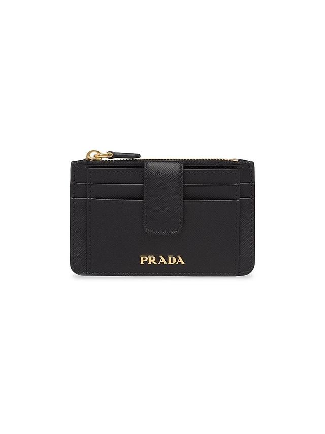 Womens Saffiano Leather Card Holder Product Image