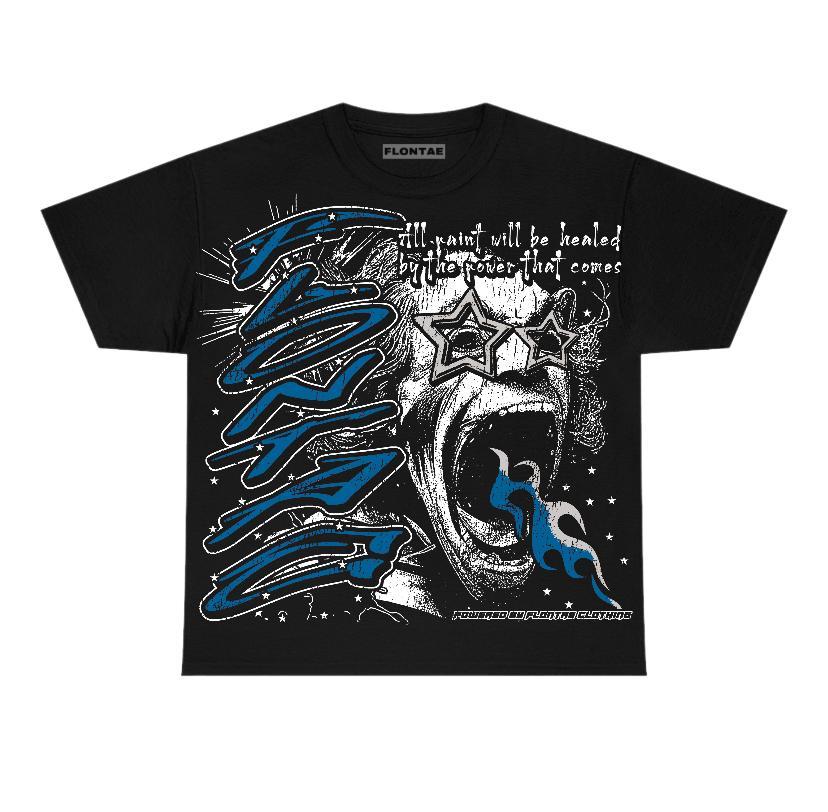 Military Blue 4s Flontae T-Shirt Wonder Graphic Product Image