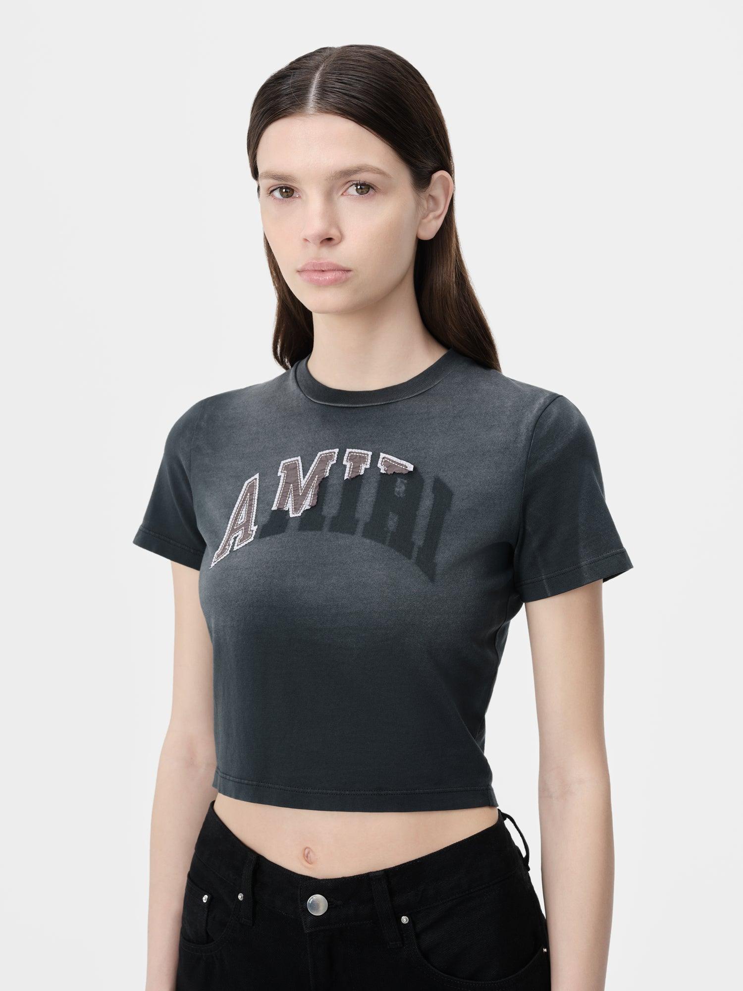 WOMEN - WOMEN'S AMIRI VINTAGE BABY TEE - Aged Black Female Product Image