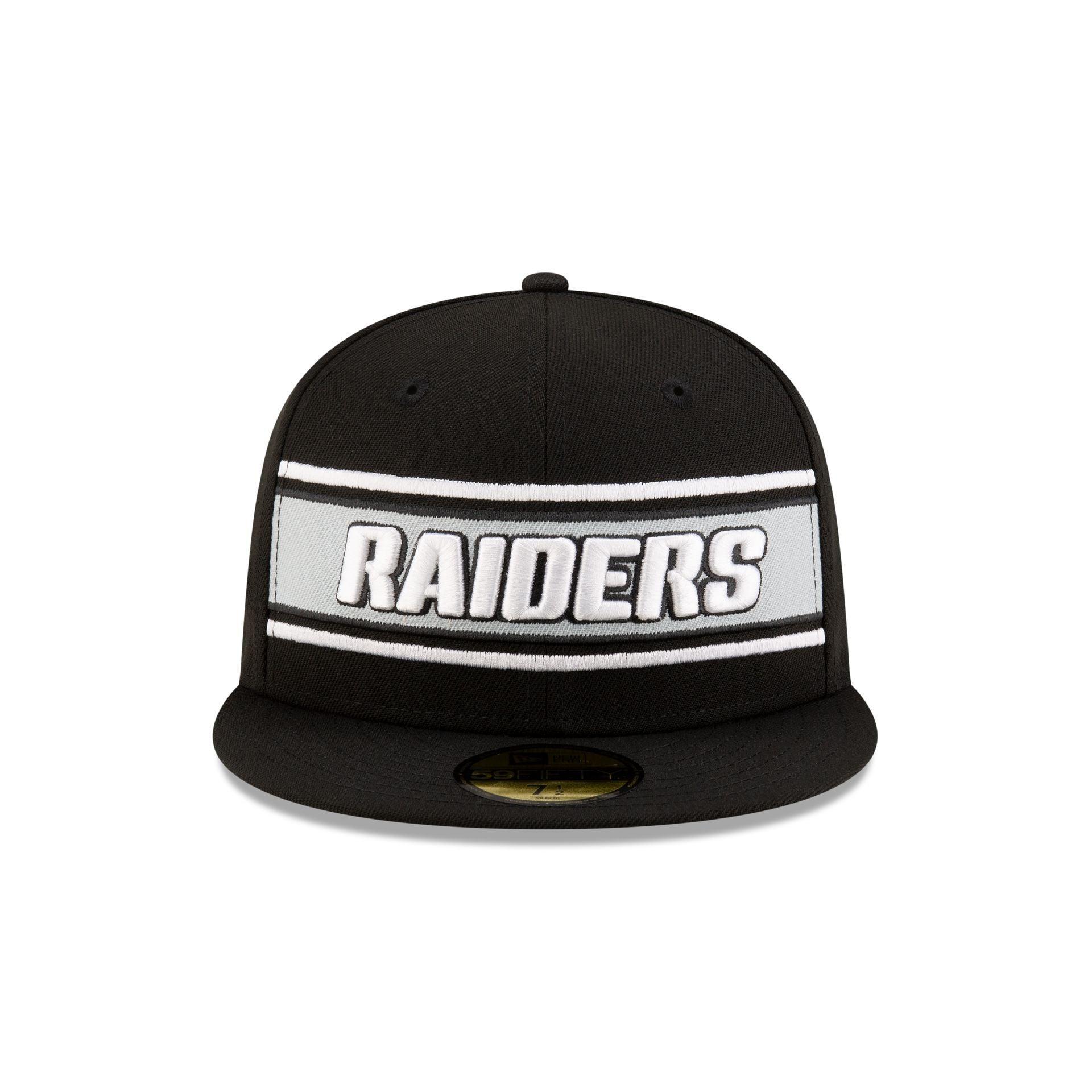 Las Vegas Raiders 2024 Sideline Black 59FIFTY Fitted Hat Male Product Image