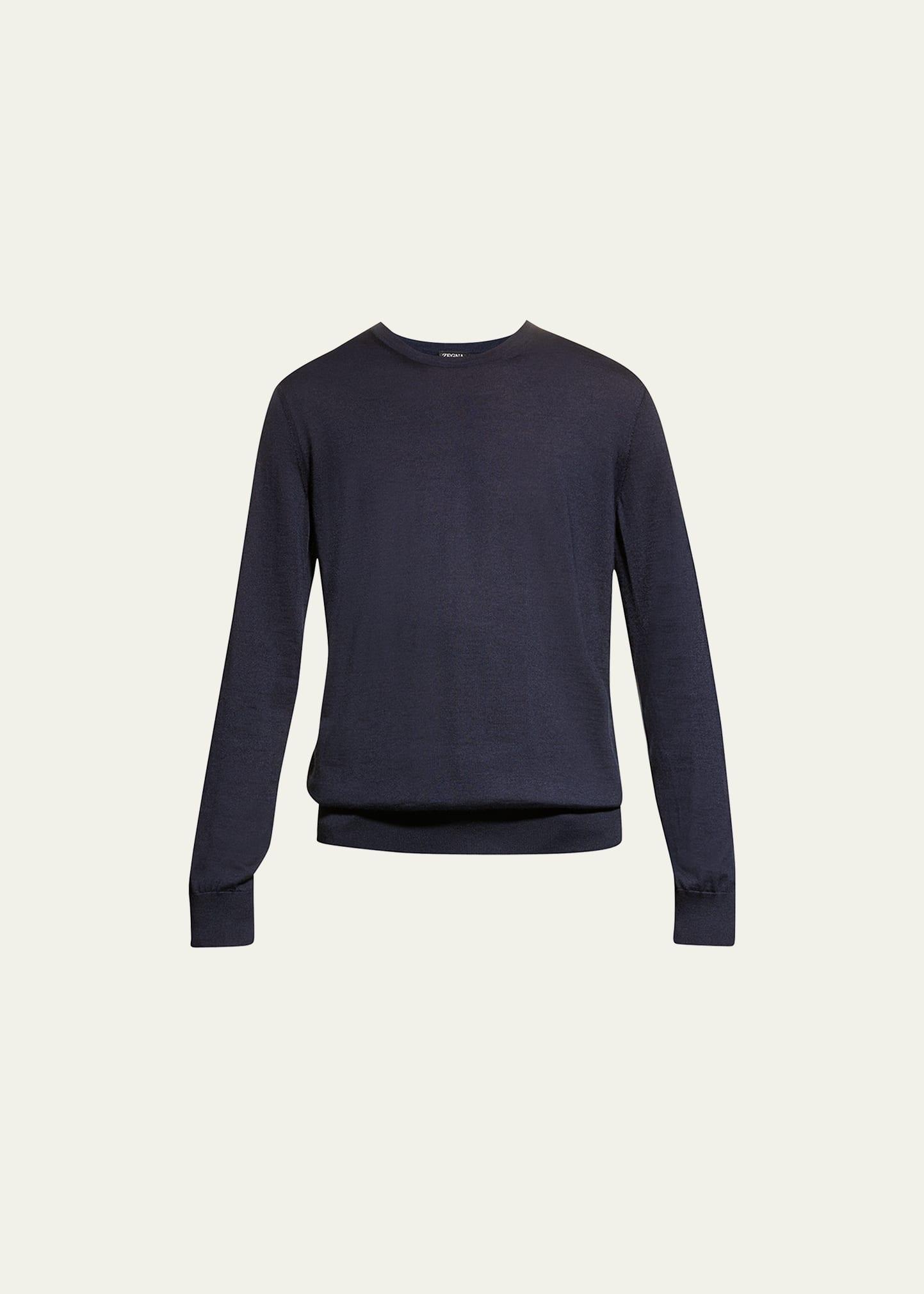 Mens Cashmere Crewneck Sweater Product Image