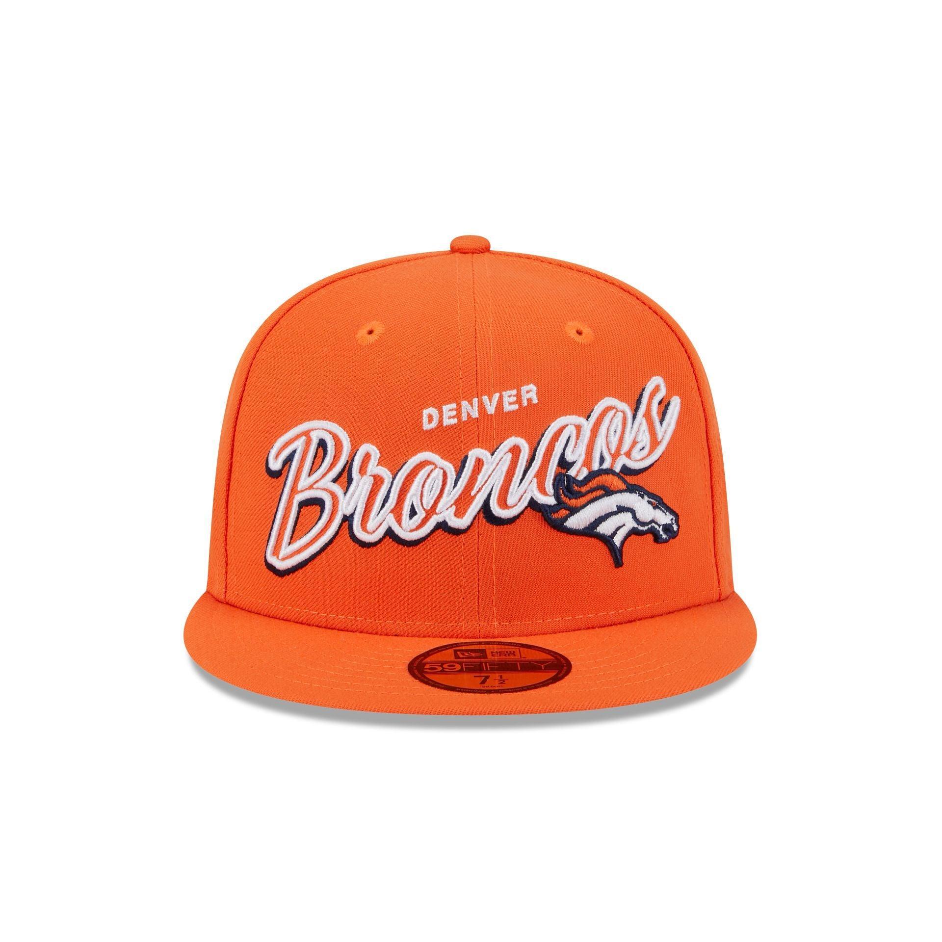 Denver Broncos Script Sided 59FIFTY Fitted Hat Male Product Image