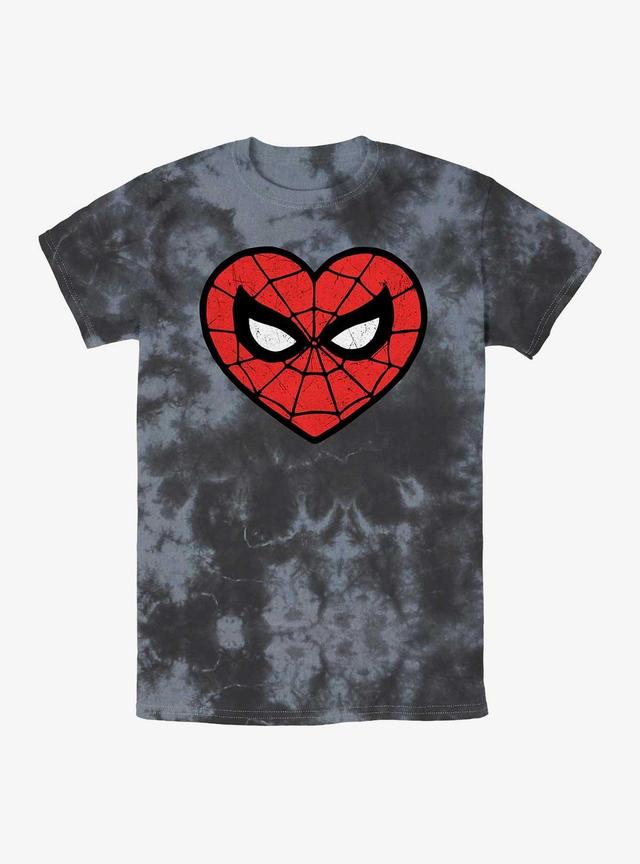 Marvel Spider-Man Spidey Heartbreaker Tie-Dye T-Shirt Product Image