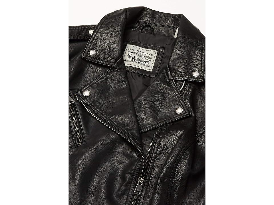 Levis Plus Size Trendy Faux Leather Moto Jacket Product Image