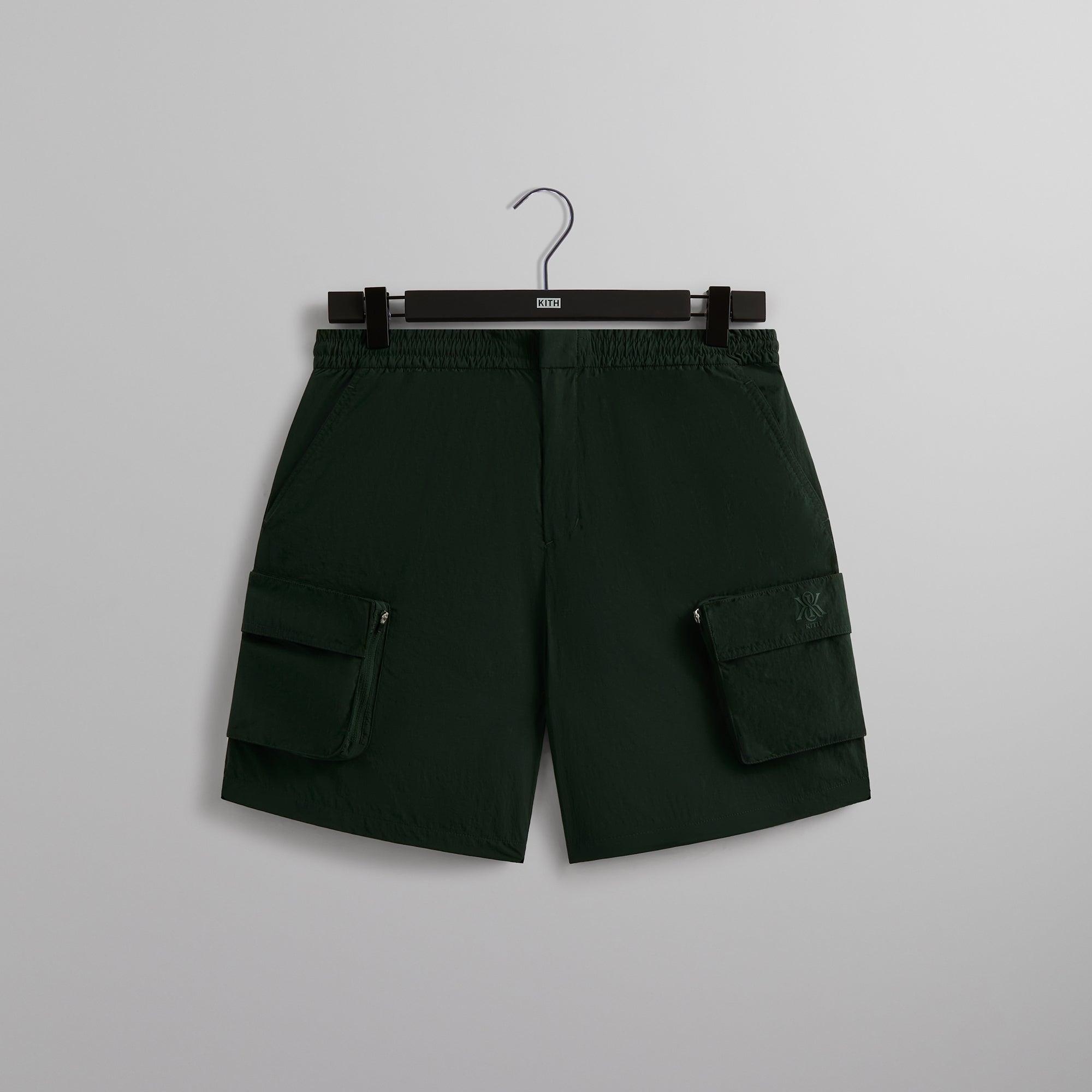 Kith Wrinkle Nylon Evan Cargo Short - Stadium Male Product Image