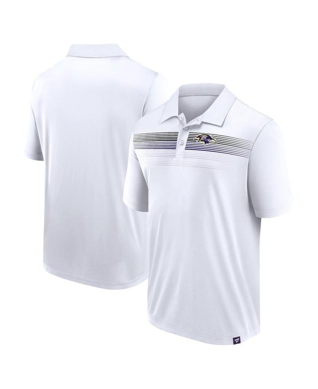 Fanatics Branded Mens White Baltimore Ravens Victory For Us Interlock Polo - Wht Product Image