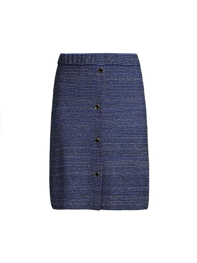 Misook Shimmer Tweed Skirt Product Image