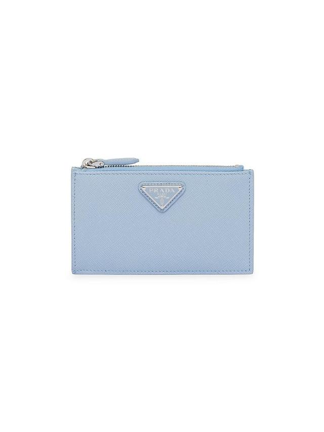 Womens Saffiano Leather Card Holder Product Image