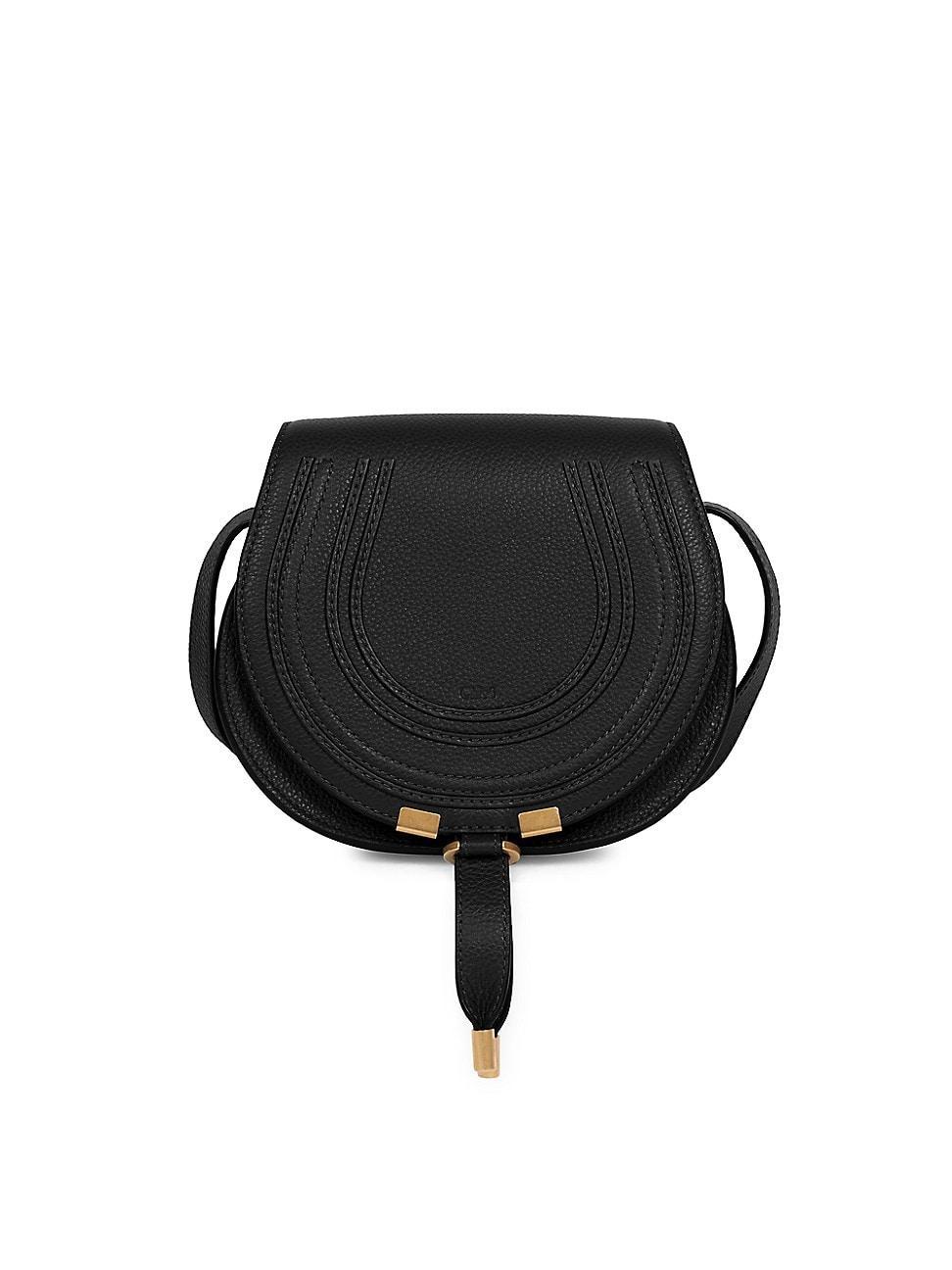 Chlo Small Marcie Leather Crossbody Bag Product Image