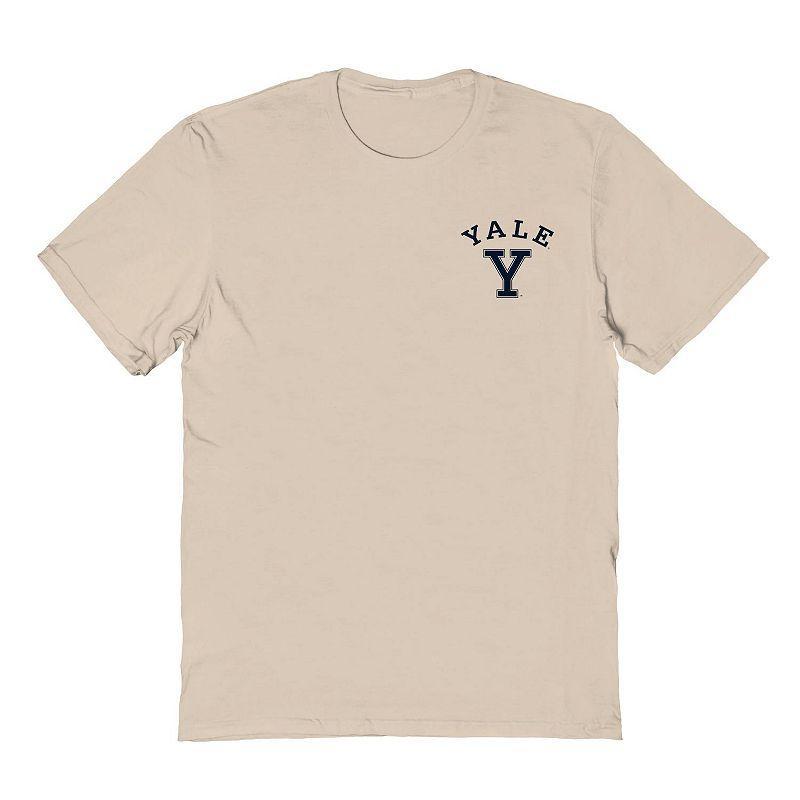 Mens Yale Left Chest Logo Graphic Tee Brown Product Image