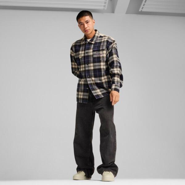 PUMA Porsche Legacy Men's Statement Flannel Shirt Product Image