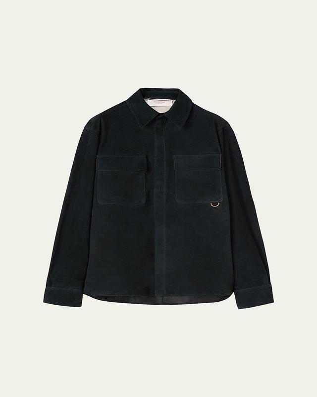 Mens Suede Overshirt Product Image