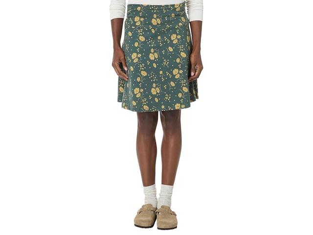 Toad&Co Chaka Skirt (Mantis Cluster Print) Women's Skirt Product Image