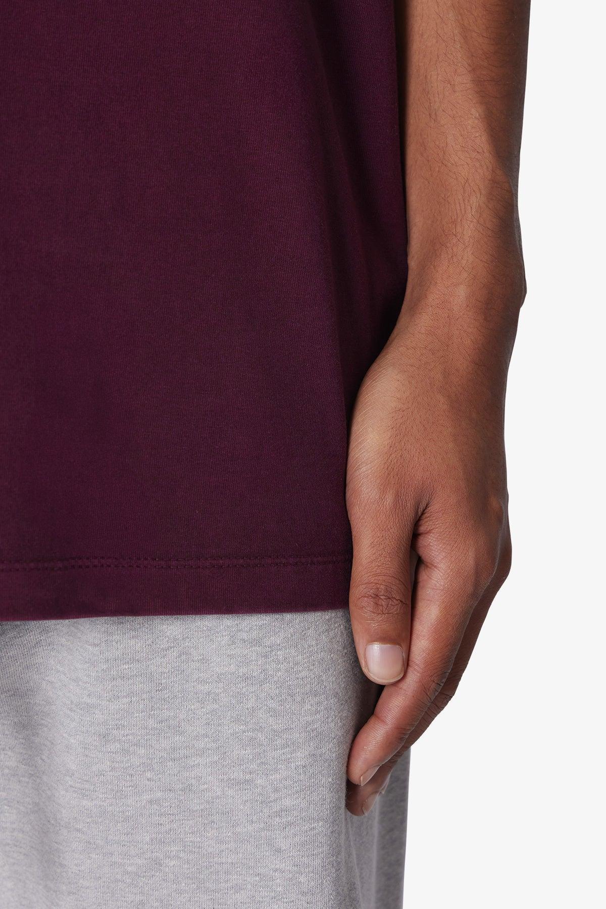 Heavy Every Day Tee - Burgundy Product Image