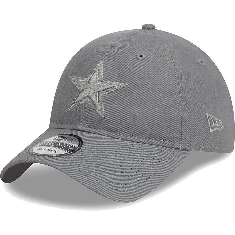 Mens New Era Gray Dallas Cowboys Color Pack 9TWENTY Adjustable Hat Product Image