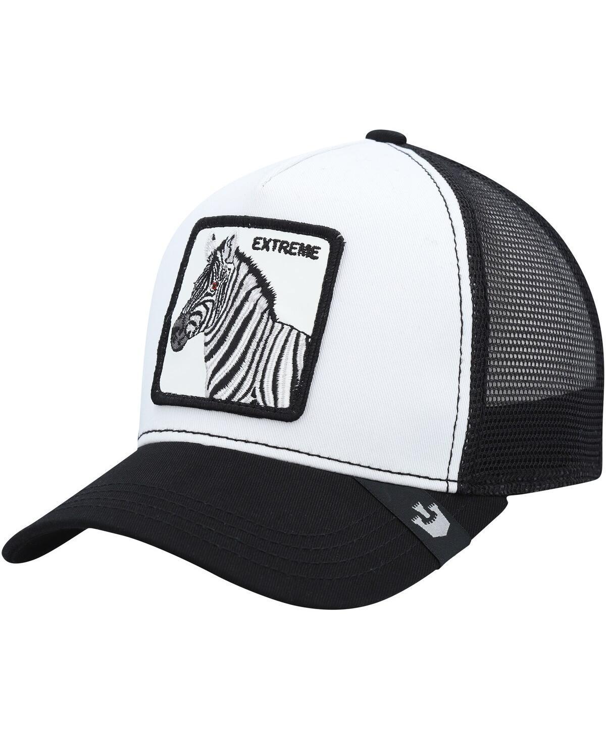 Mens Goorin Bros. White Exxxtreme Curved Trucker Adjustable Hat Product Image