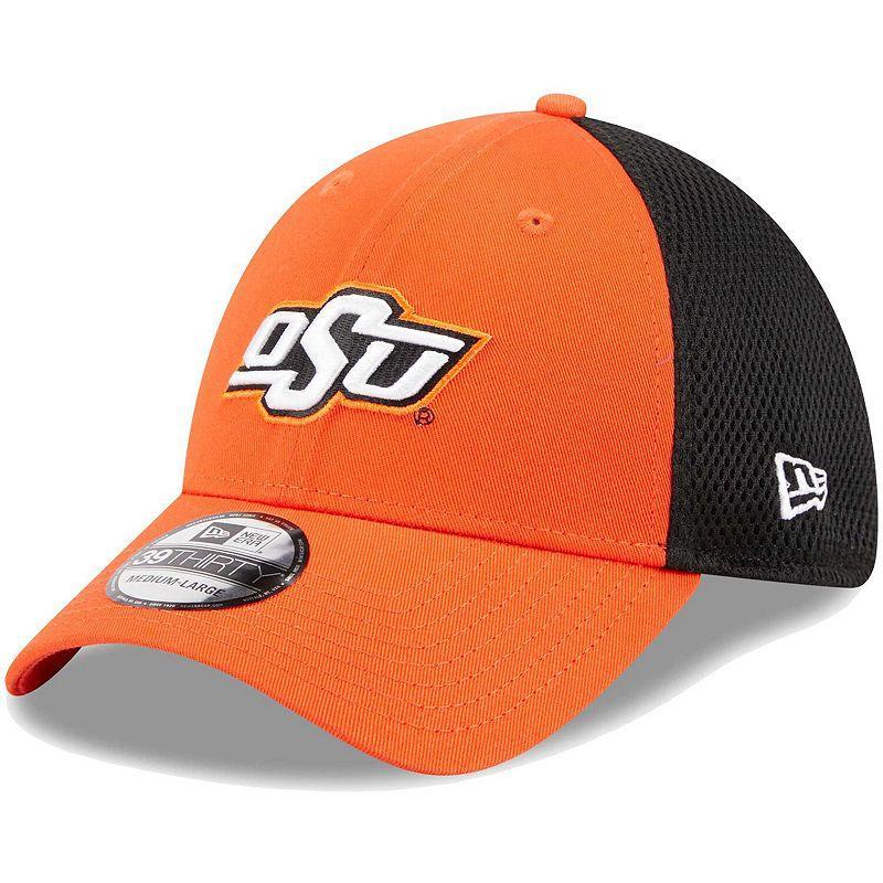 Mens New Era Orange Oklahoma State Cowboys Evergreen Neo 39THIRTY Flex Hat Product Image