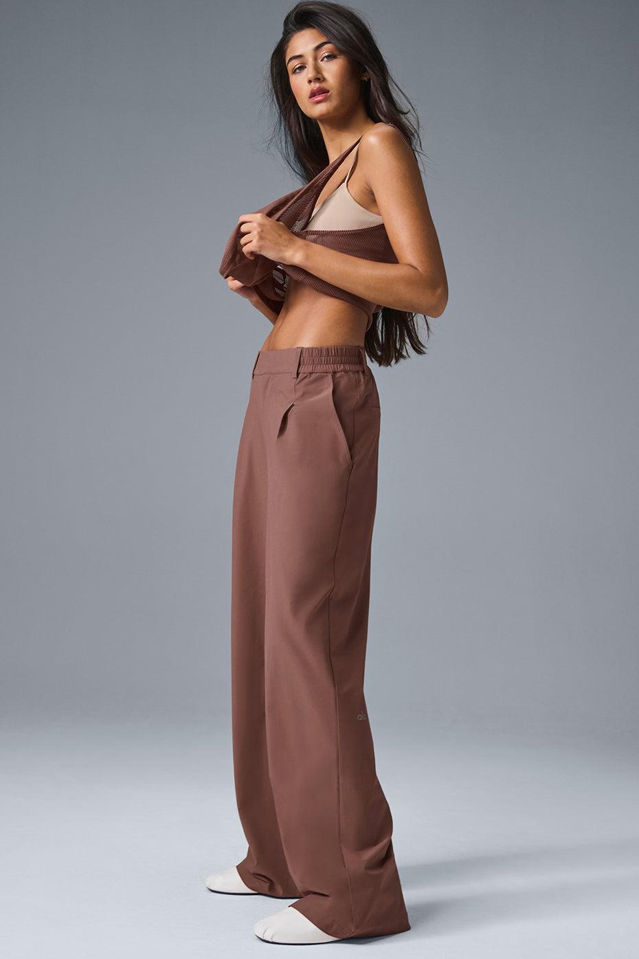 High-Waist Pursuit Trouser (Regular) - Chestnut Product Image