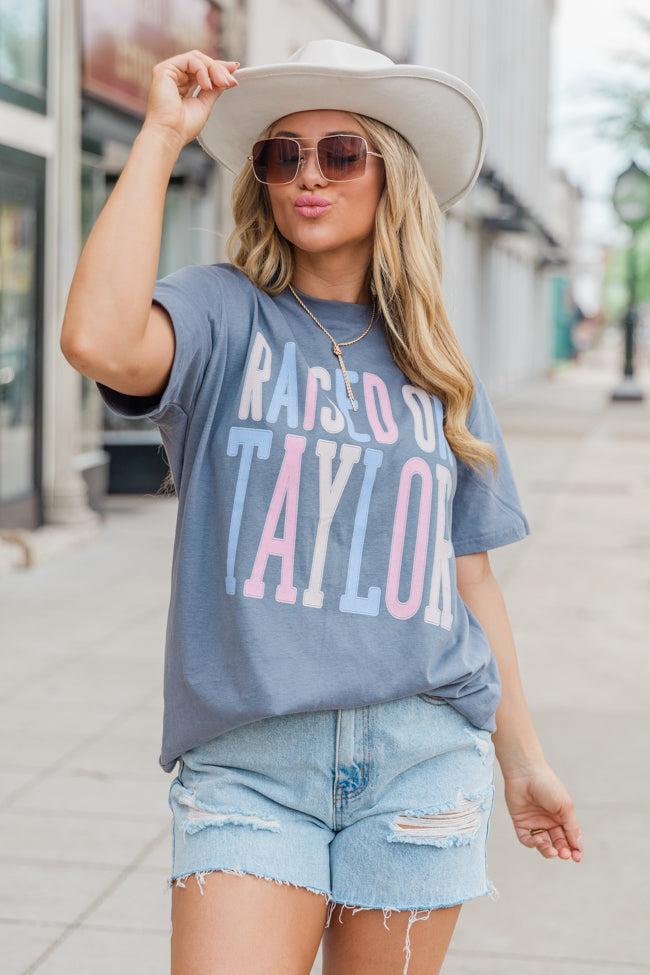 Raised On Taylor Grey Comfort Colors Graphic Tee Product Image