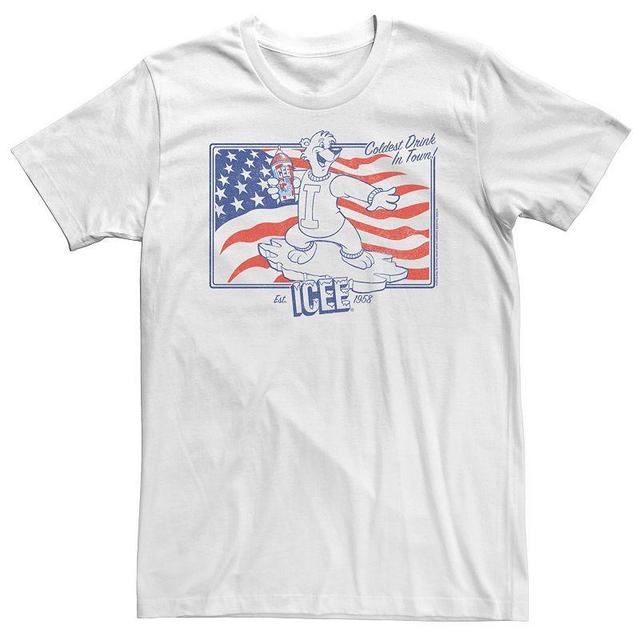 Big & Tall ICEE Coldest Drink In Town American Style Stamp Tee, Mens Product Image