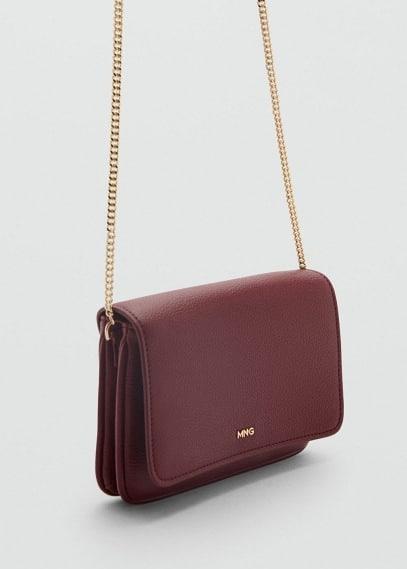 MANGO - Crossbody bag with chain - One size - Women Product Image