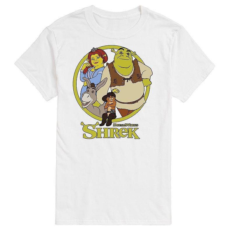 Big & Tall Shrek Group Tee, Mens Product Image