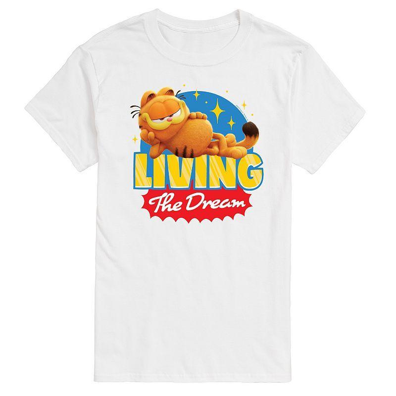 Mens Garfield The Movie Living The Dream Graphic Tee Product Image