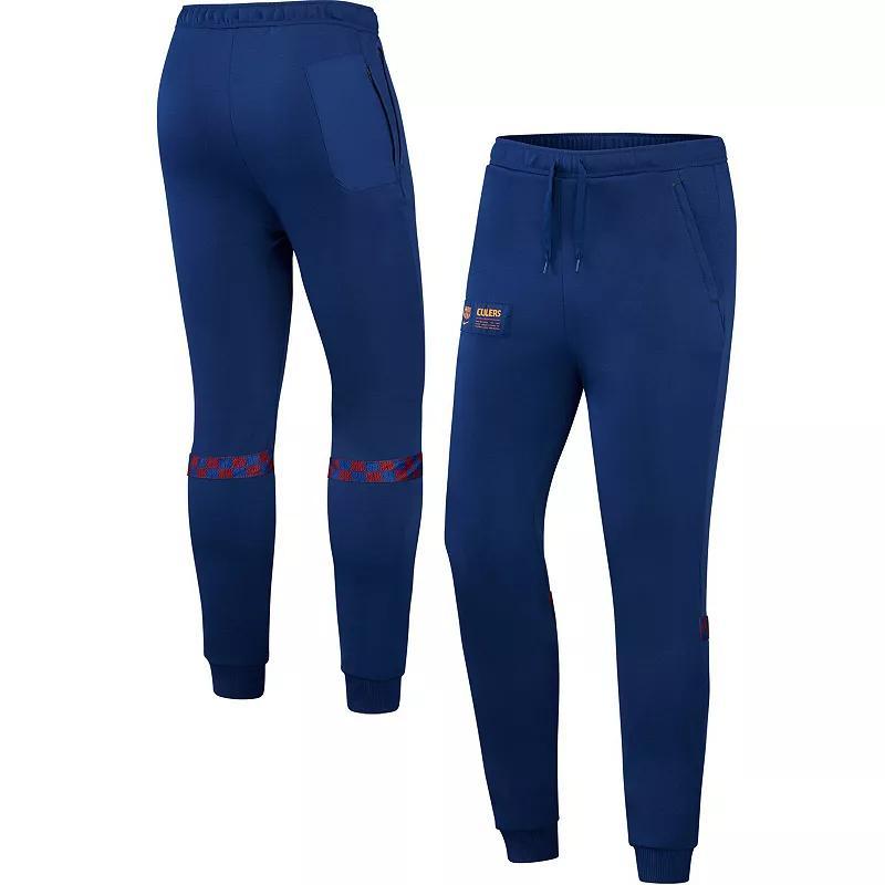 Mens Nike Navy Barcelona Travel Fleece Pants Bar Blue Product Image