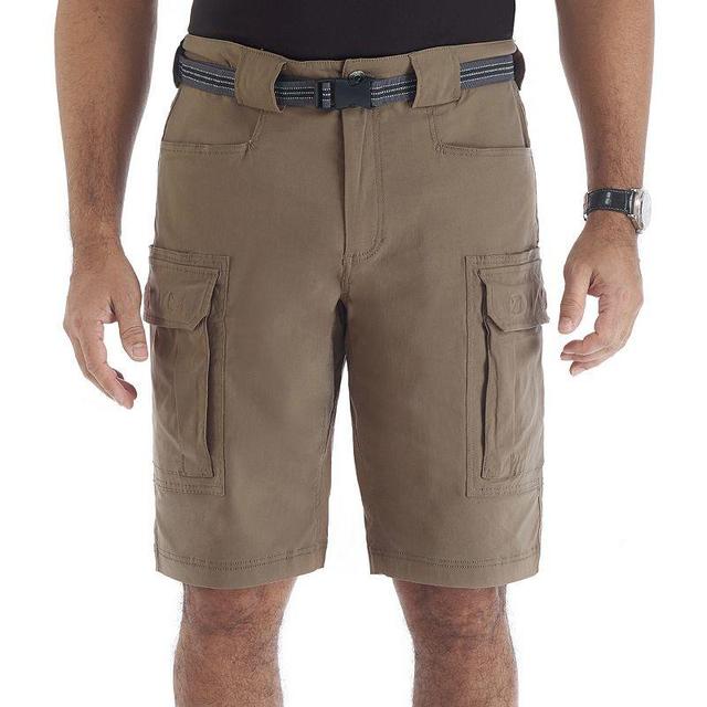 Mens Smiths Workwear Regular-Fit Stretch Performance Belted Cargo Shorts Green Product Image