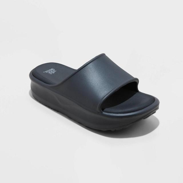 Womens Laney EVA Platform Slide Sandals - Wild Fable Black Product Image