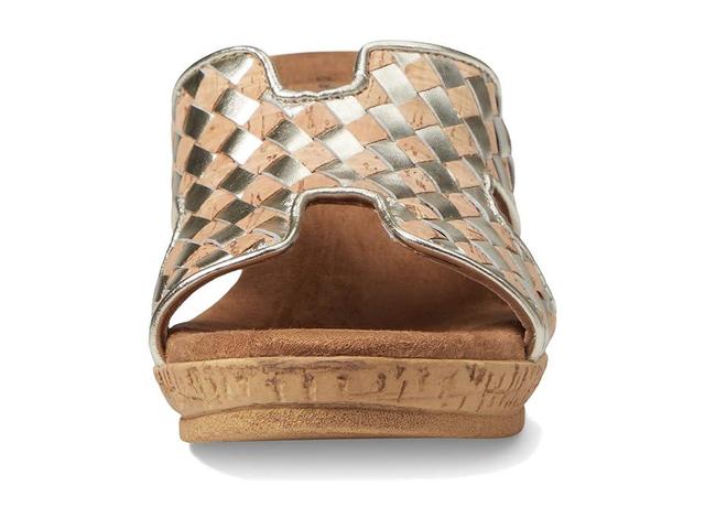 David Tate Moderno (Cork/Platinum Nappa) Women's Sandals Product Image