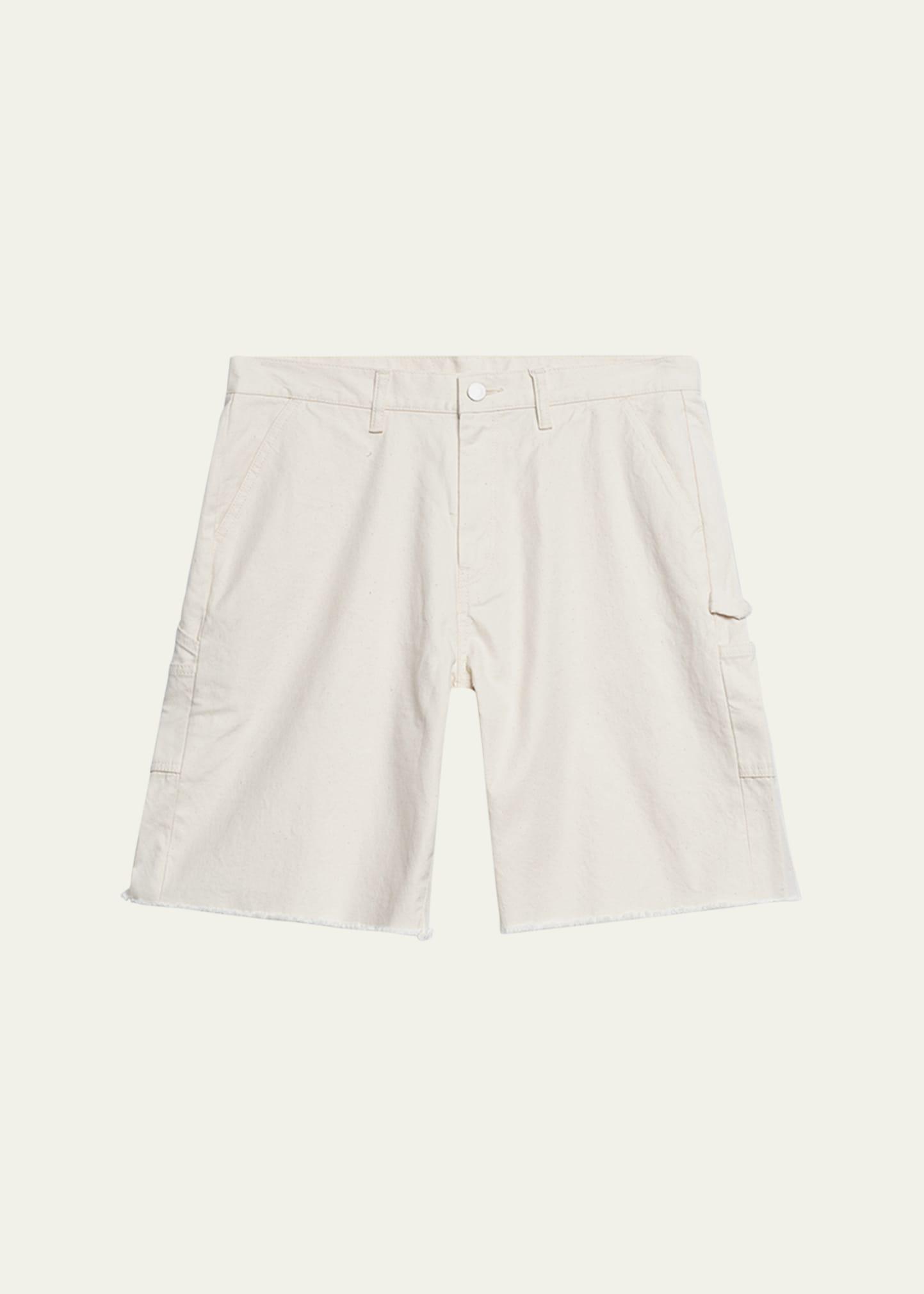 Mens Cut-Off Cotton Work Shorts Product Image